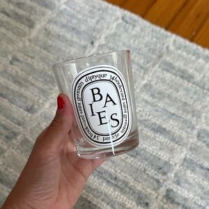 Diptyque Baies Clear Glass Holder